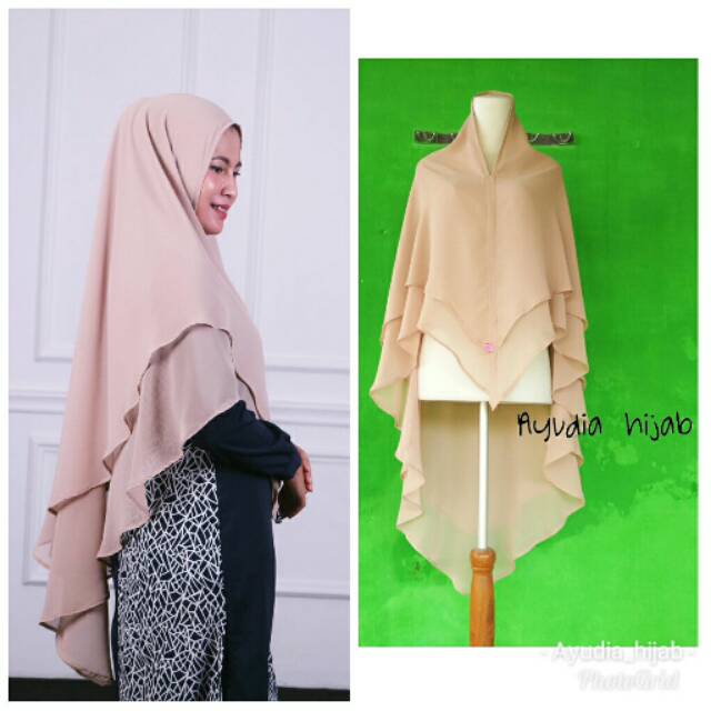 Khimar 2 layer