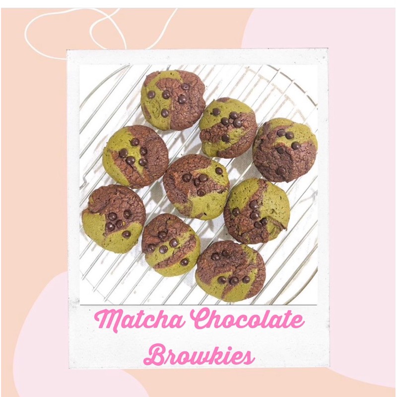 

Matchachocobrowkies