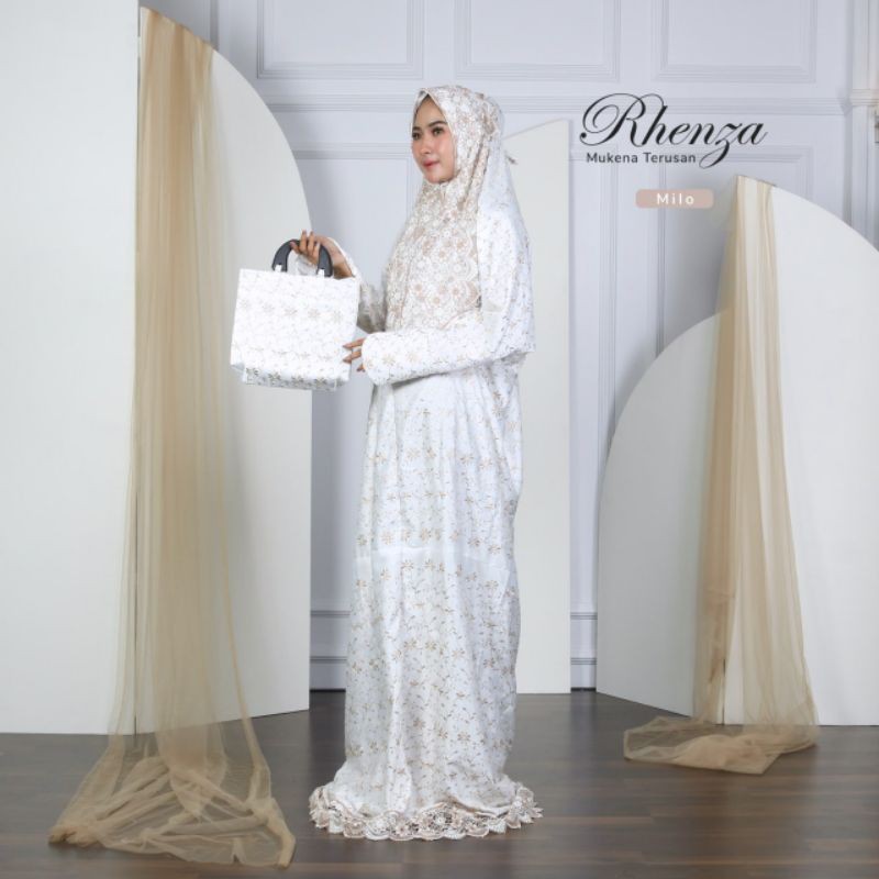 MUKENA TERUSAN PRADA RHENZA  SEMI JUMBO