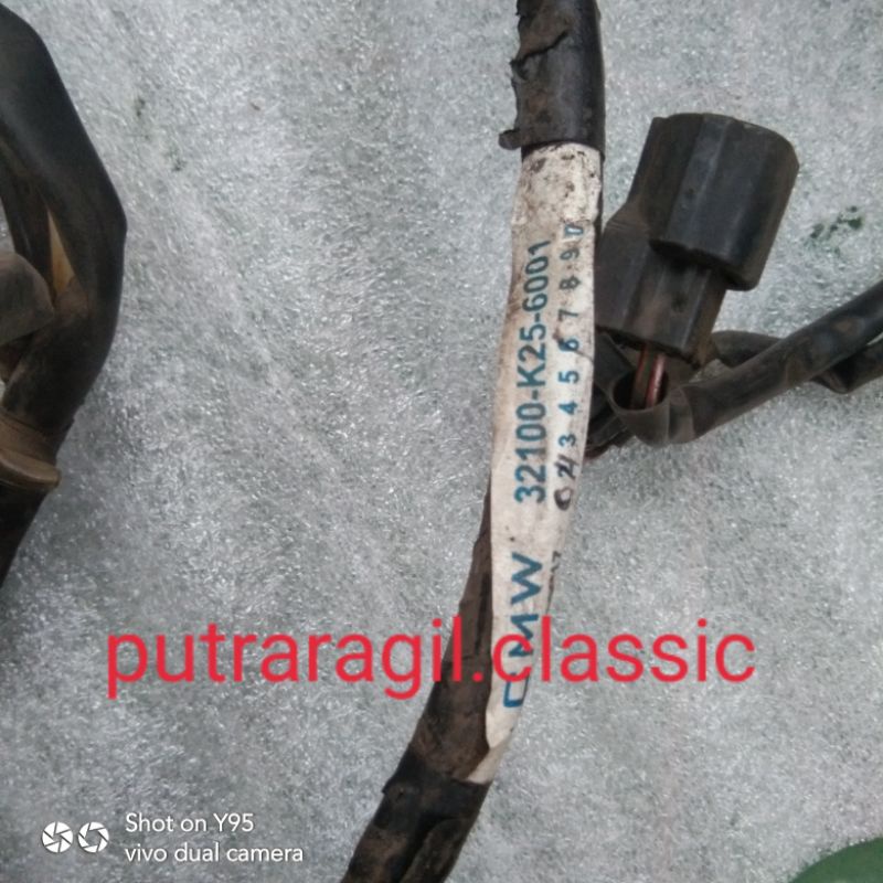 KEBEL BODY WIRE HERNES HONDA BEAT FI K25 DOBEL HALUS 2015-2016 K25-6001 ORIGINAL WIRE HERNES