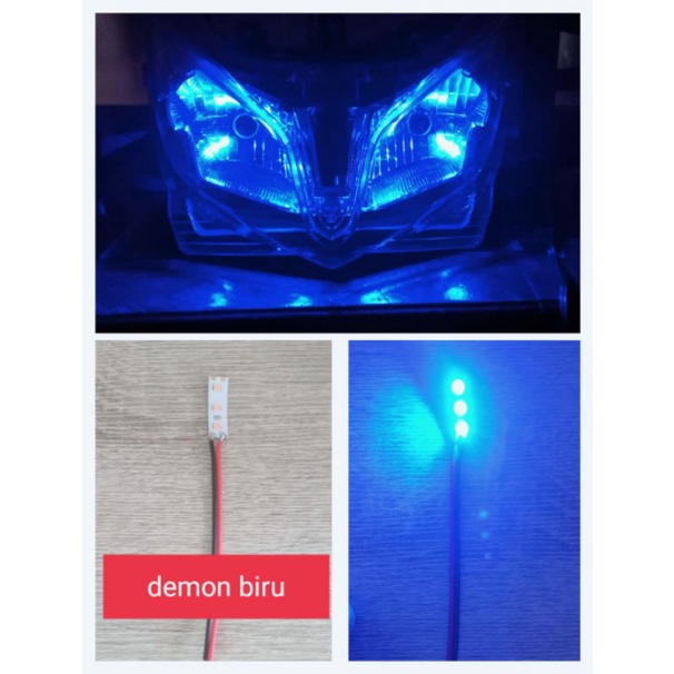 -DEMON 3 led biru