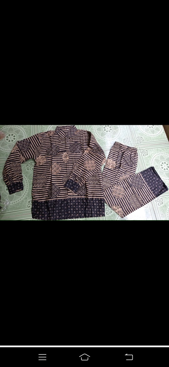 Batik Set [kemeja +rok ] Shofia Set
