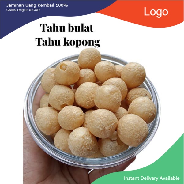 

Snack jajan kripik tahu bulat kopong\walik