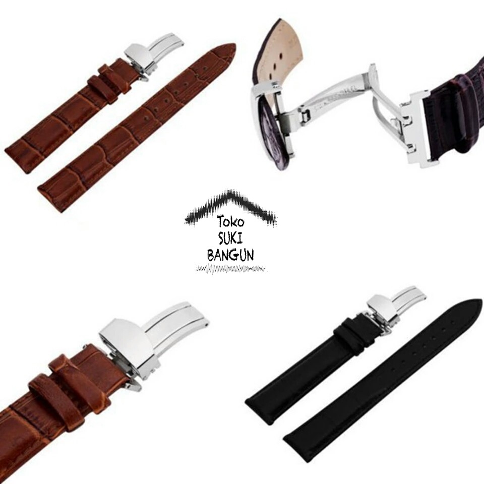 TALI JAM 18mm Motif Kulit Watch Strap Leather Model Slot