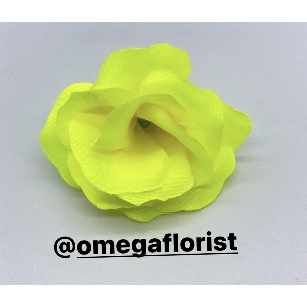 Kuntum Bunga Artificial Bunga Artificial/Bunga Plastik/Bunga Dekorasi/Dekorasi Pernikahan/Pernikahan-Kuning