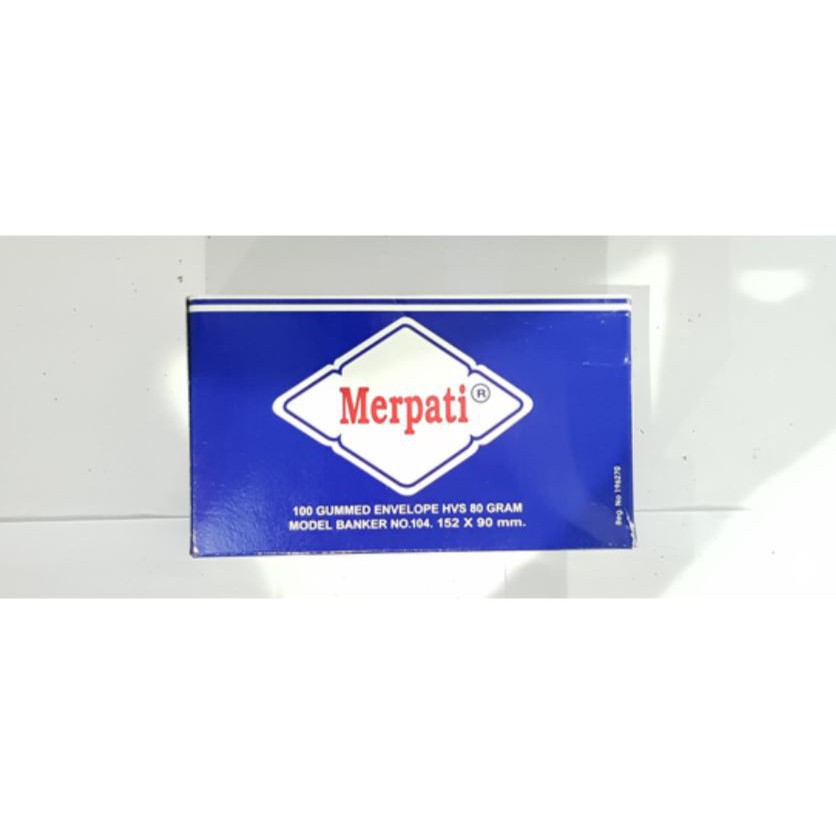 

Amplop Merpati No. 104 152 x 90 mm