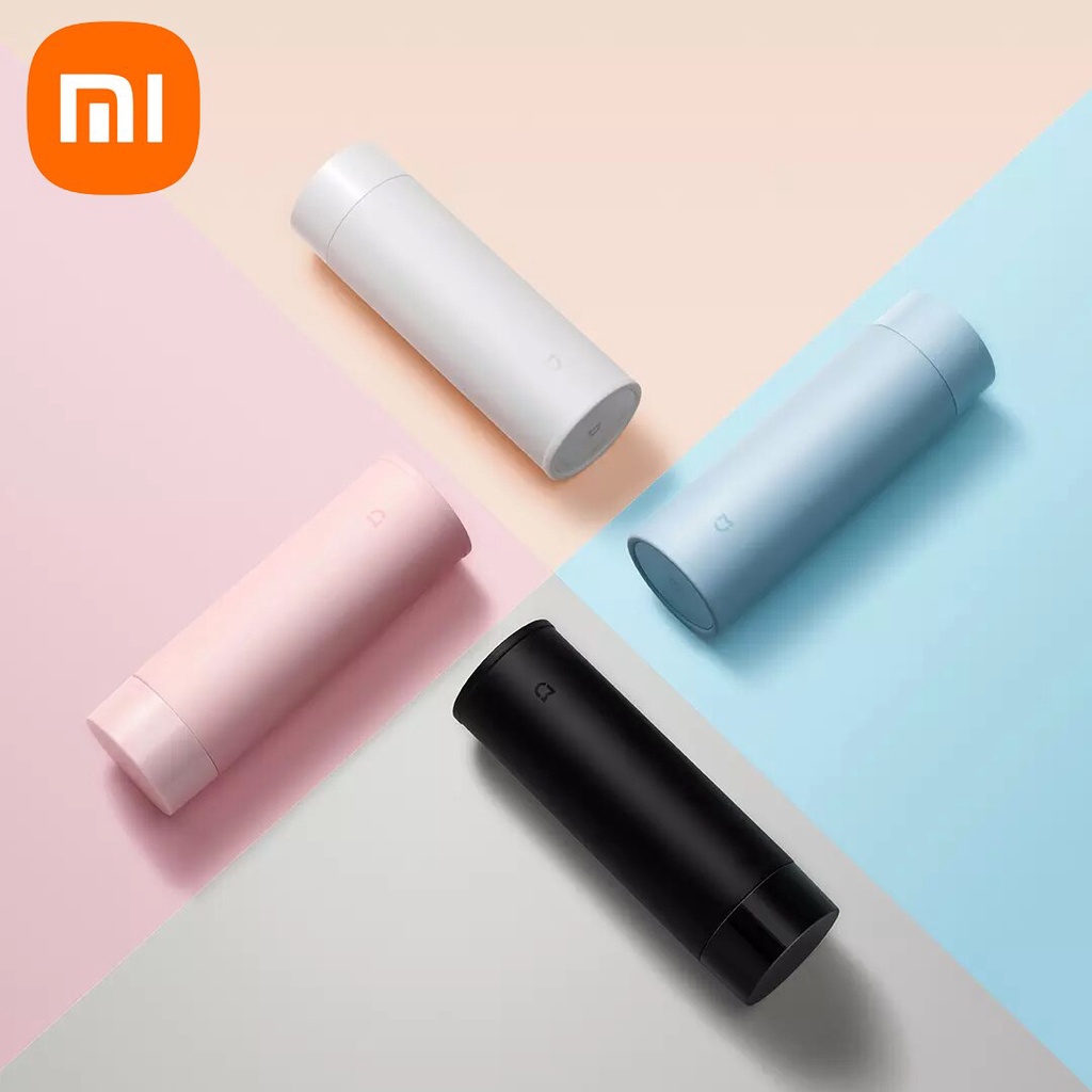 New Xiaomi mijia mini Thermos Cup Kettle 4 colors 350ml 170g 360° Rubber Seal Keep Warm Lock Cold Home Travel Office