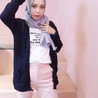 KALILA - CARDYGAN POPCORN Cardigan Rajut Wanita Dewasa | Kardigan Rajut Wanita