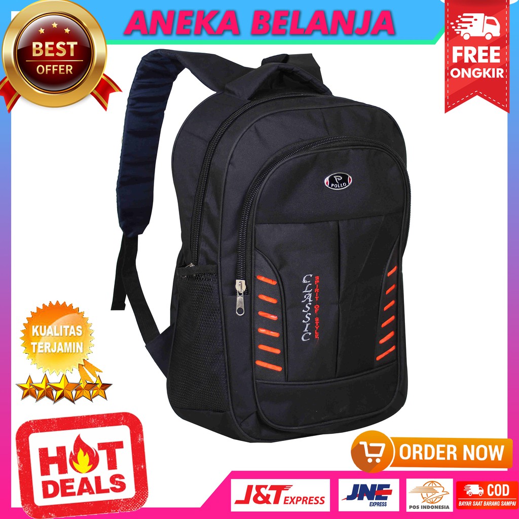 New Arrival Tas Ransel Casual Classic Scotlet Fashionable Multifungsi Khusus Cowok Stylish Kece Gaul