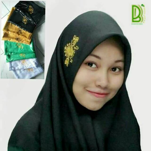 Hijab bordir NU