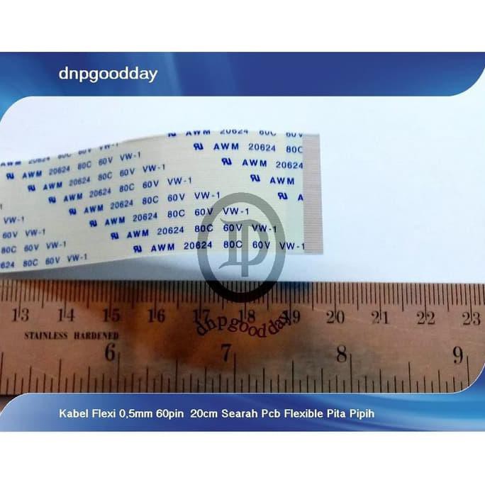 

Kabel Flexi 0,5Mm 60Pin 20Cm Searah Pcb Flexible Pita Pipih Dnpgood11 Segera Dapatkan