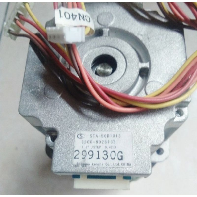 STEPPER NEMA23 MODEL CONEKTOR ASLI ORIGINAL TEGANGAN 12/24VDC 4WIRE