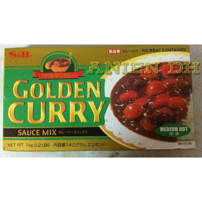 

BEST SELLER S&B GOLDEN CURRY/ SAUS KARI/ MEDIUM HOT/ 1KG/ MURAH/ DISTRIBUTOR !