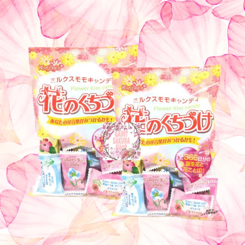 

Kasugai Flower Kiss candy / permen jepang / snack jepang / makanan jepang / permen import / camilan