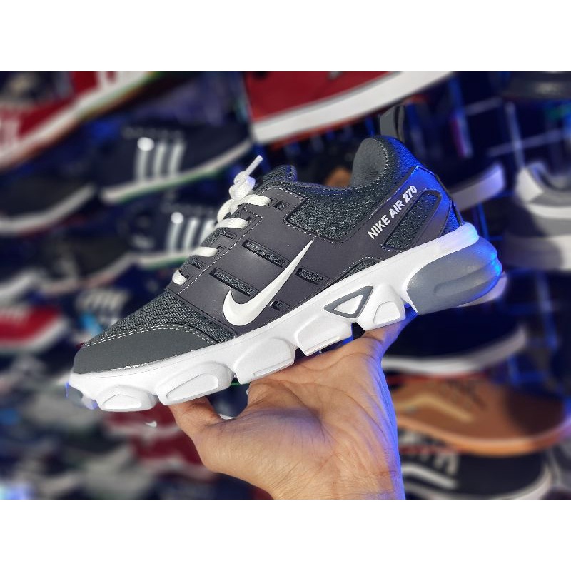 Sepatu Nike Hitam Polos Full Black Sekolah Olahraga Sneakers Sport