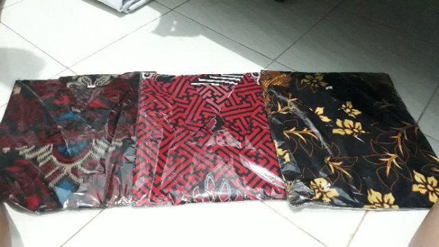 Diskon Bswart Batik Hrb026 Kenongo Hem Pendek Anjani Biru Pekalongan M L Xl Batik Pria Murah Modern