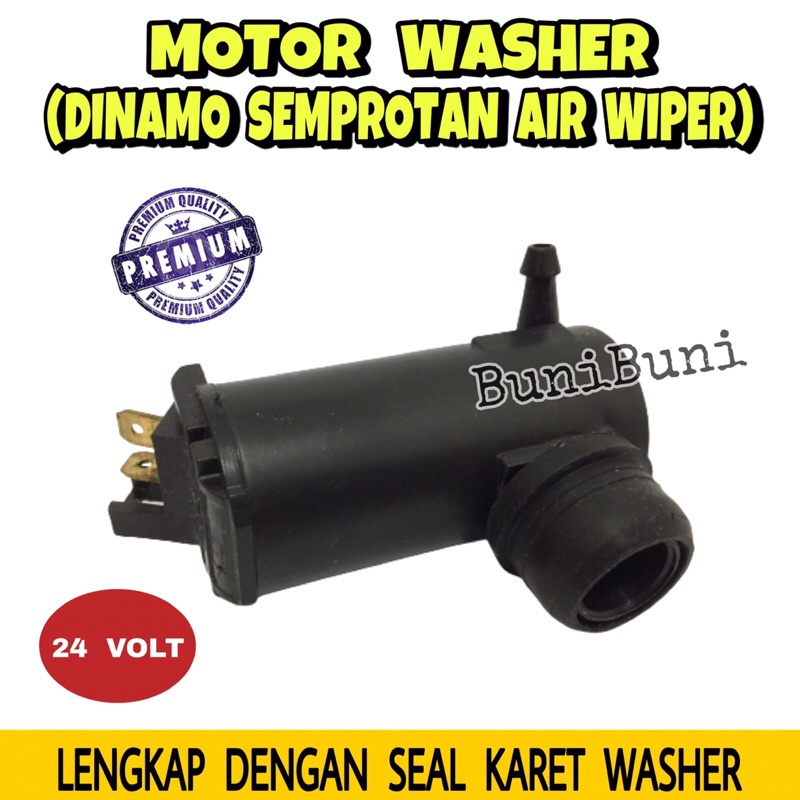 Motor Washer 24V / Dinamo Tabung Air Wiper / Semprotan Air Wiper Mobil Truk PS 100 Colt Diesel 24V