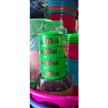 rantang susun 4 plastik
