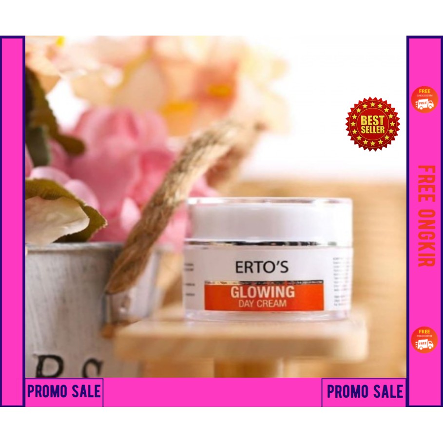 Ertos Glowing Day Cream - Krim Siang Glowing Ertos Krim Wajah