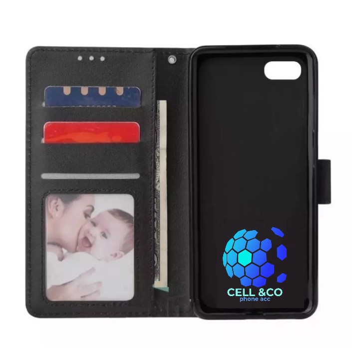 Flip cover REALME C1 Flip case buka tutup kesing hp casing flip case leather wallet