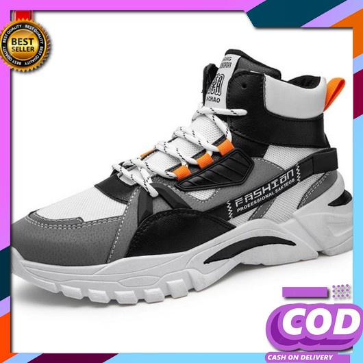Paulmay - Sepatu Sneakers Pria Ignite Tbig [Cod] Sepatu Pria High Top Sakteboot Sepatu Sneakers Im
