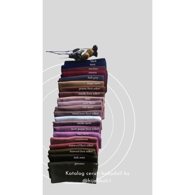 [35 WARNA] PASHMINA CERUTY BABY DOLL PREMIUM || MALAYSIAN SHAWL