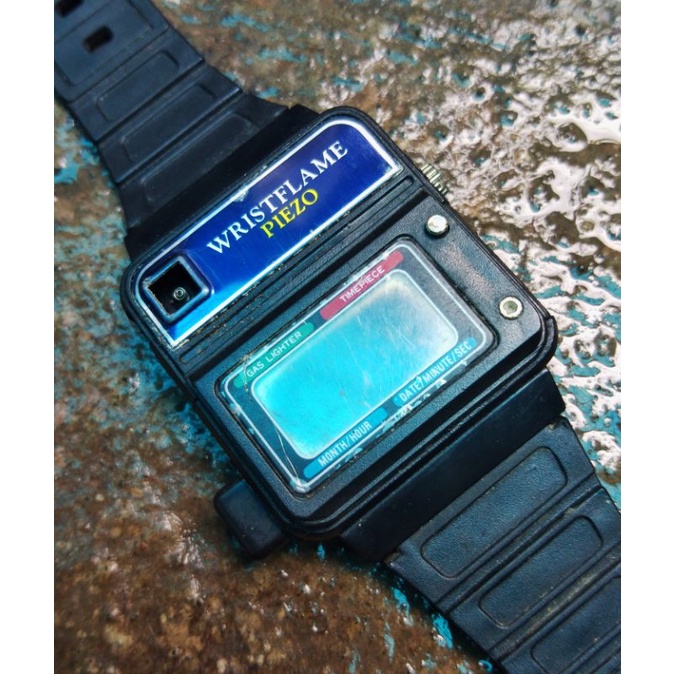 Jam korek.Lighter watch.lighter.jam vintage.rare.antik.unik