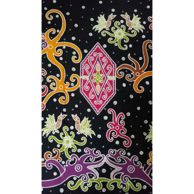Kain Batik Colet Tulis Kombinasi Little Borneo