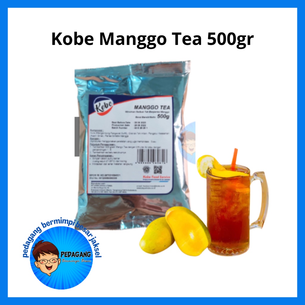 

Kobe Mango Tea 500gr | Minuman Rasa Mangga | Mango Tea