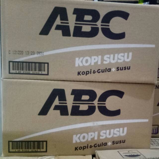 

Kopi ABC Susu Kopi Gula + Susu dus karton