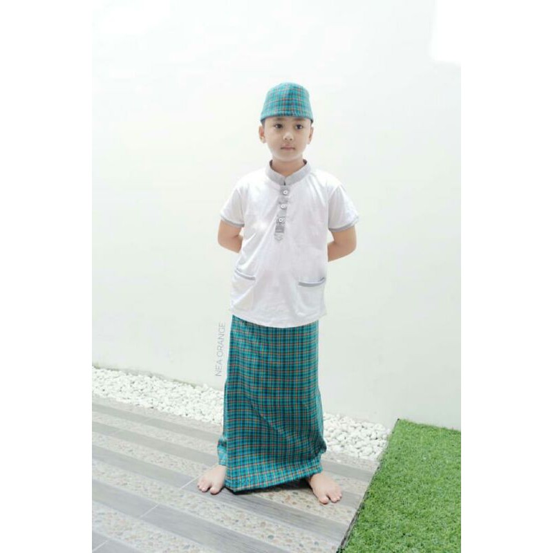 Koko anak neA orange , baju koko kaos  anak nea orange