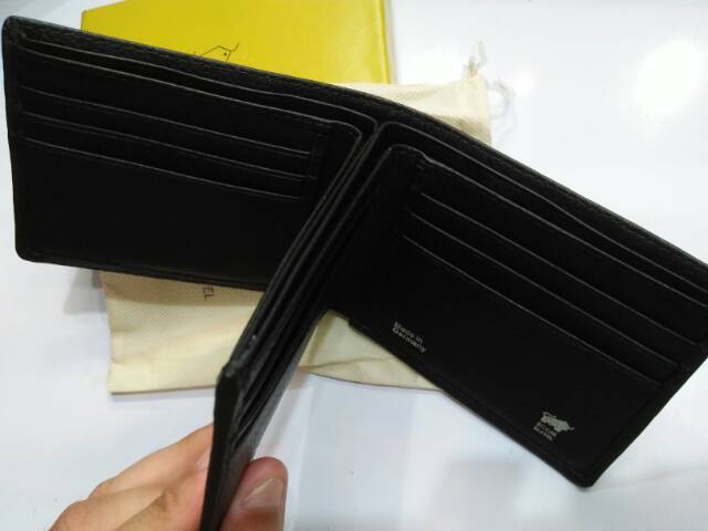 Dompet 3D tidur pendek lipat kulit asli