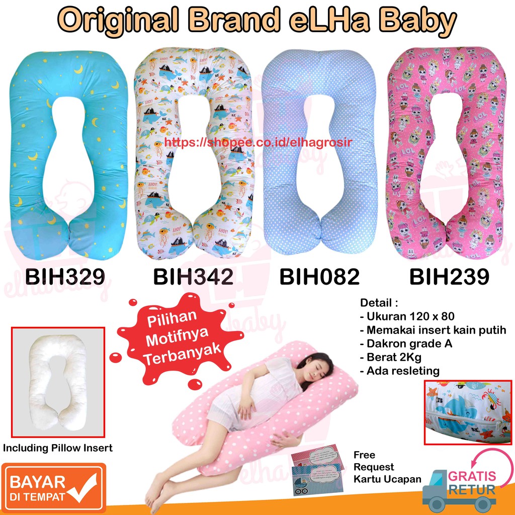 Bantal Hamil Bantal Ibu Hamil Perlengkapan Baby Kado Lahiran Perlengkapan Ibu Hamil Guling Ibu Hamil