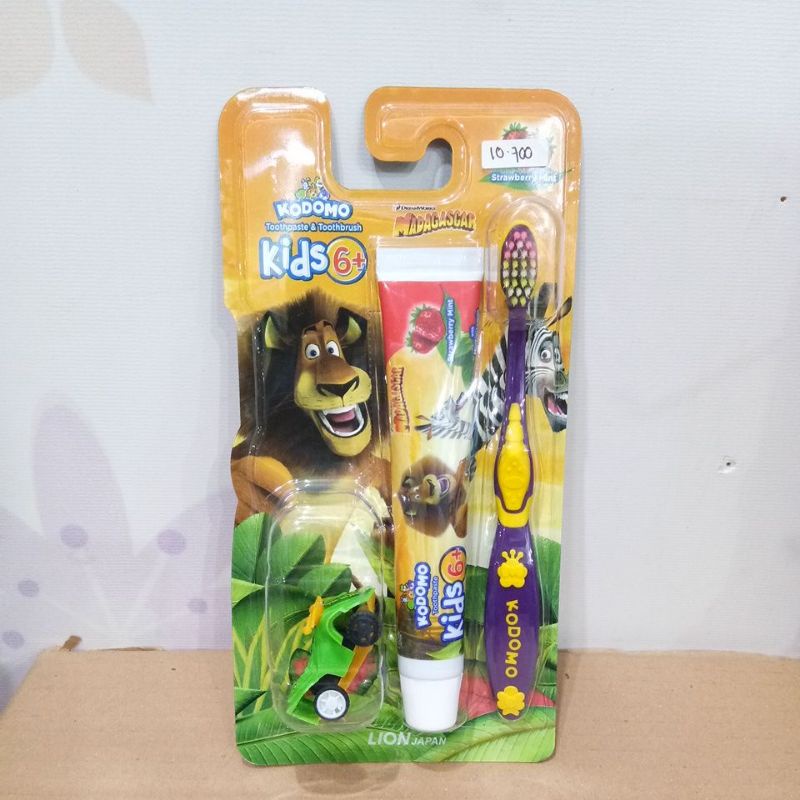 KODOMO THOOTHBRUSH + TOOTHPASTE KIDS 6+ FANCY, TECNO