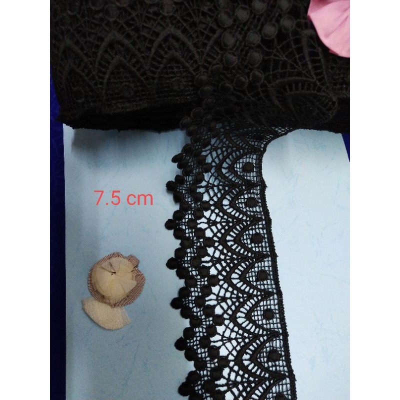 Renda bordir giper giper hitam renda mukena renda baju renda rajut renda kembang renda baju renda ho