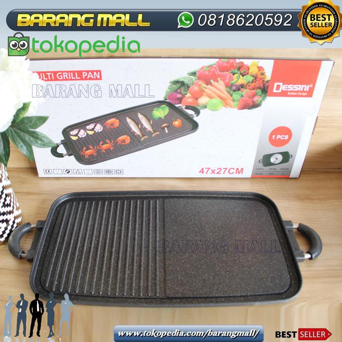 Alat Panggang Sehat Sugo Grill Pan Bbq Square Gril Teflon Anti Lengket - Terbaik 