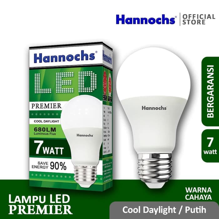 HANNOCHS Lampu LED Premier 7 Watt - Garansi 1 Tahun