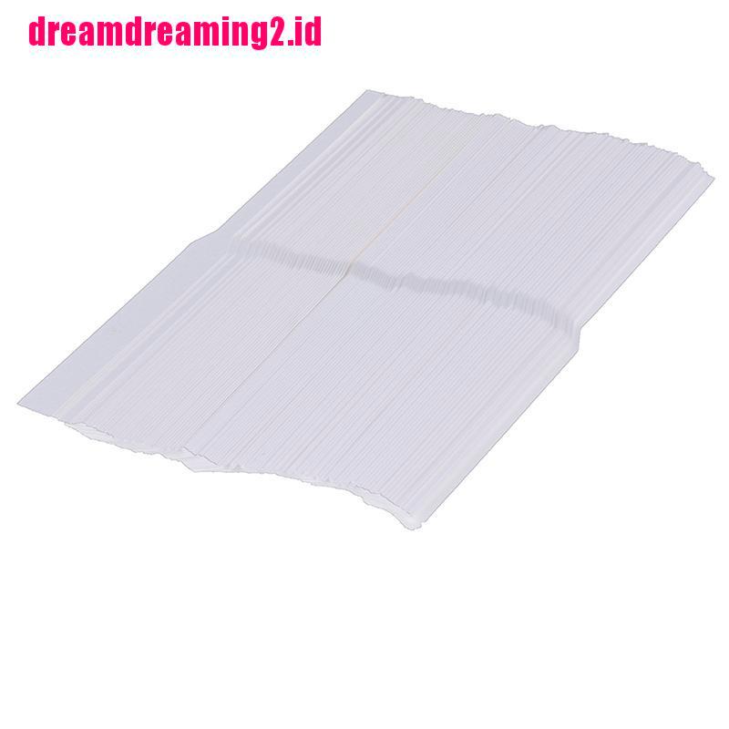 （✔✔❤100pcs Strip Kertas Test 130x12mm Untuk Parfum Aromaterapi Essential Oil