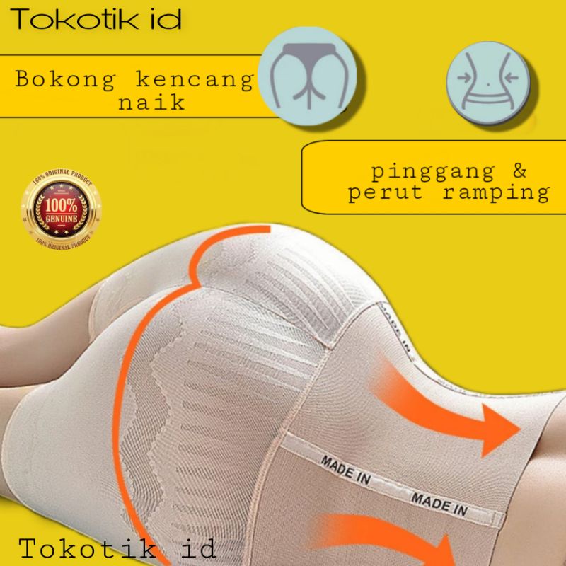 korset celana wanita 3in1 Solania slimming pants pelangsing pengencang bokong pengecil paha Push Up+ kawat