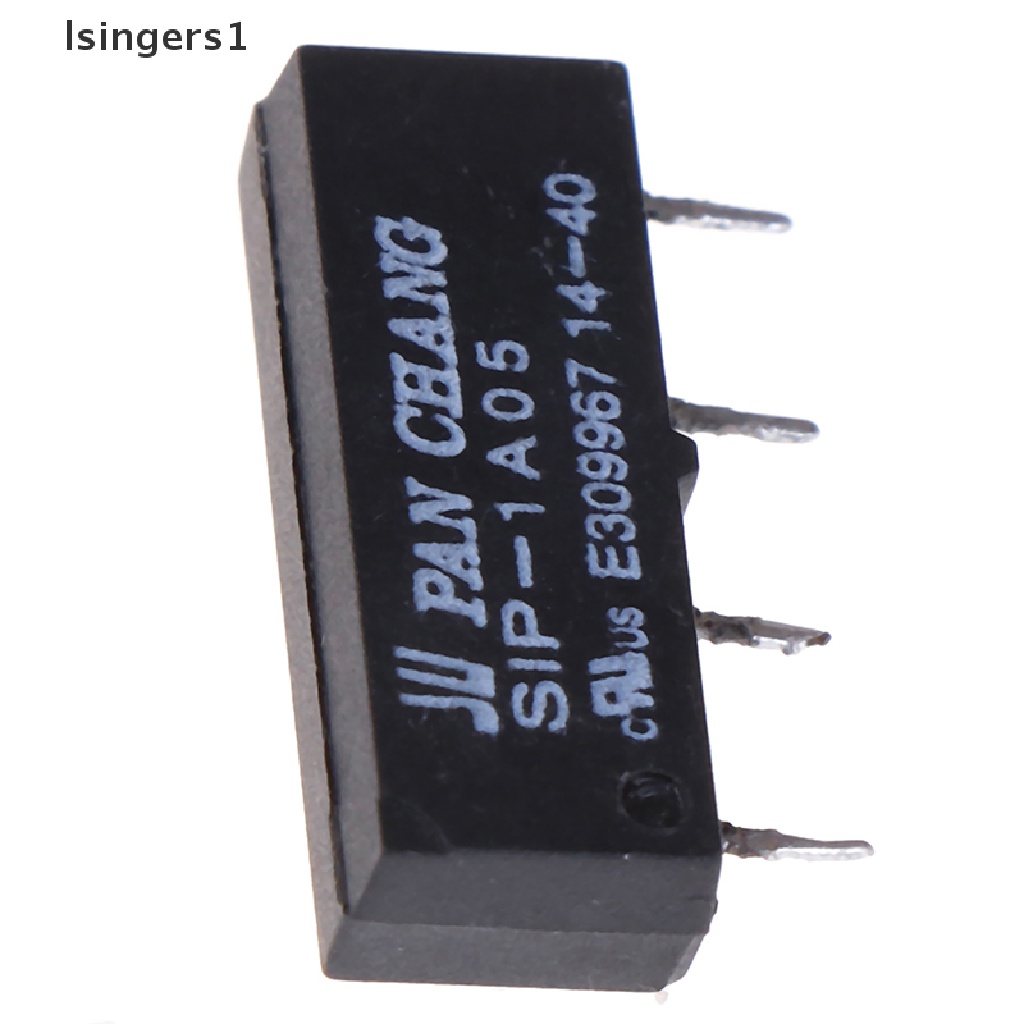 (lsingers1) 5pcs switch relay 4pin 5v sip-1a05 Untuk pan chang relay