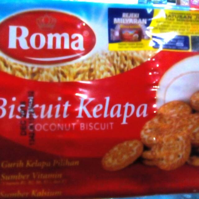 

Biskuit roma kelapa