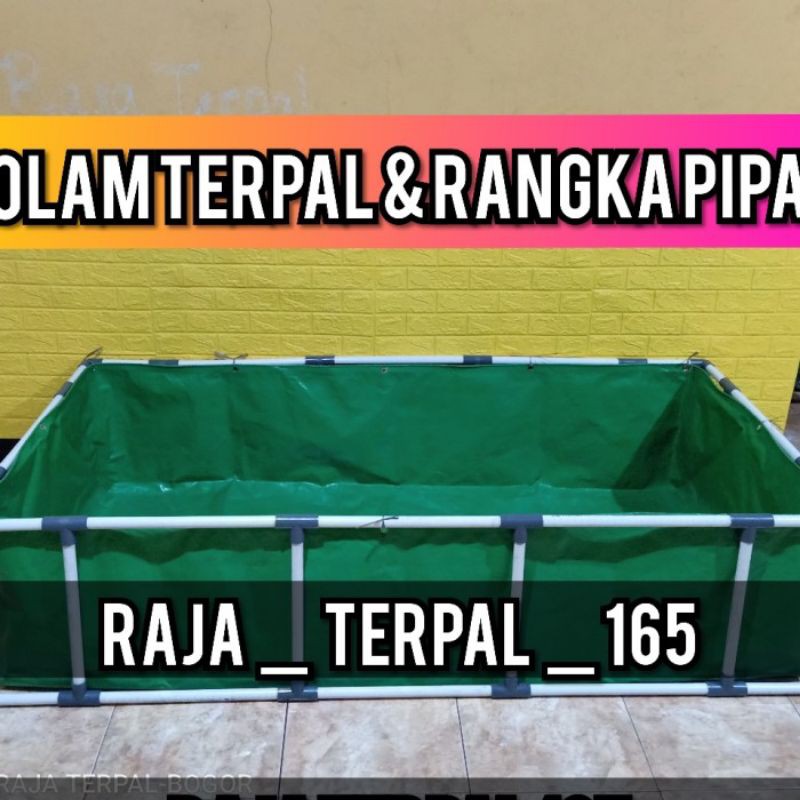 kolam rangka pipa fullset 2x1x0,50 A20 super UV