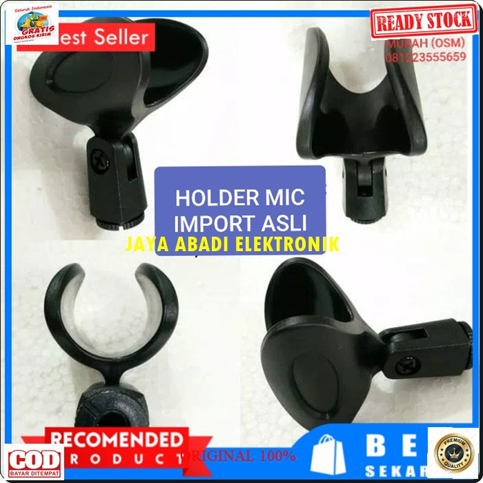 G154 Holder stand mic jepit mik capit kepala microphone jepitan mikrophone hanger acecoriss pegangan gantungan universal breket bracket tiang G154  BISA SEGALA JENIS MICROPHONE  BISA SEGALA JENIS STAND MIC  BAHAN IMPORT G154