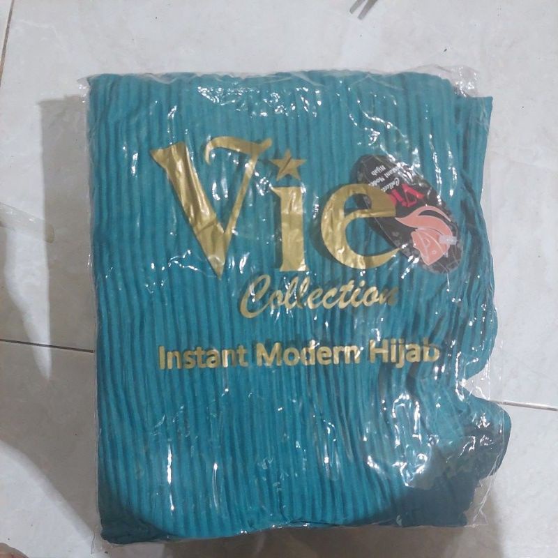 HIJAB INSTAND JARSEY PLISKET MALAY SIRIA  TERLARIS TERMURAH  TERBARU-Toska
