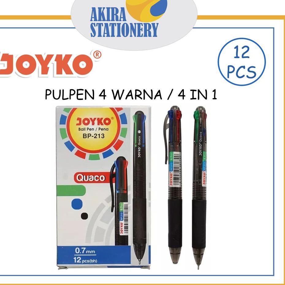 

New 12.12 PULPEN / PEN / PENA JOYKO QUACO BP 213 [4 WARNA] (12 PCS) ㅉ