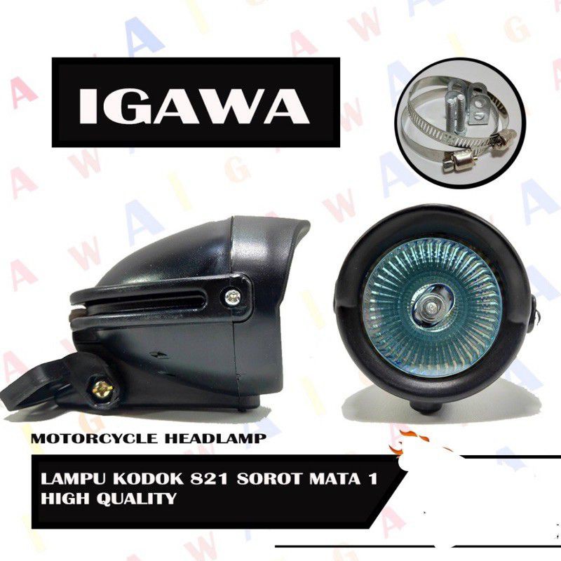 Lampu Tembak Stang Fog Kodok Kabut universal motor ninja Vixion R15 R25 CBR PCX AEROX BEAT VARIO XEO