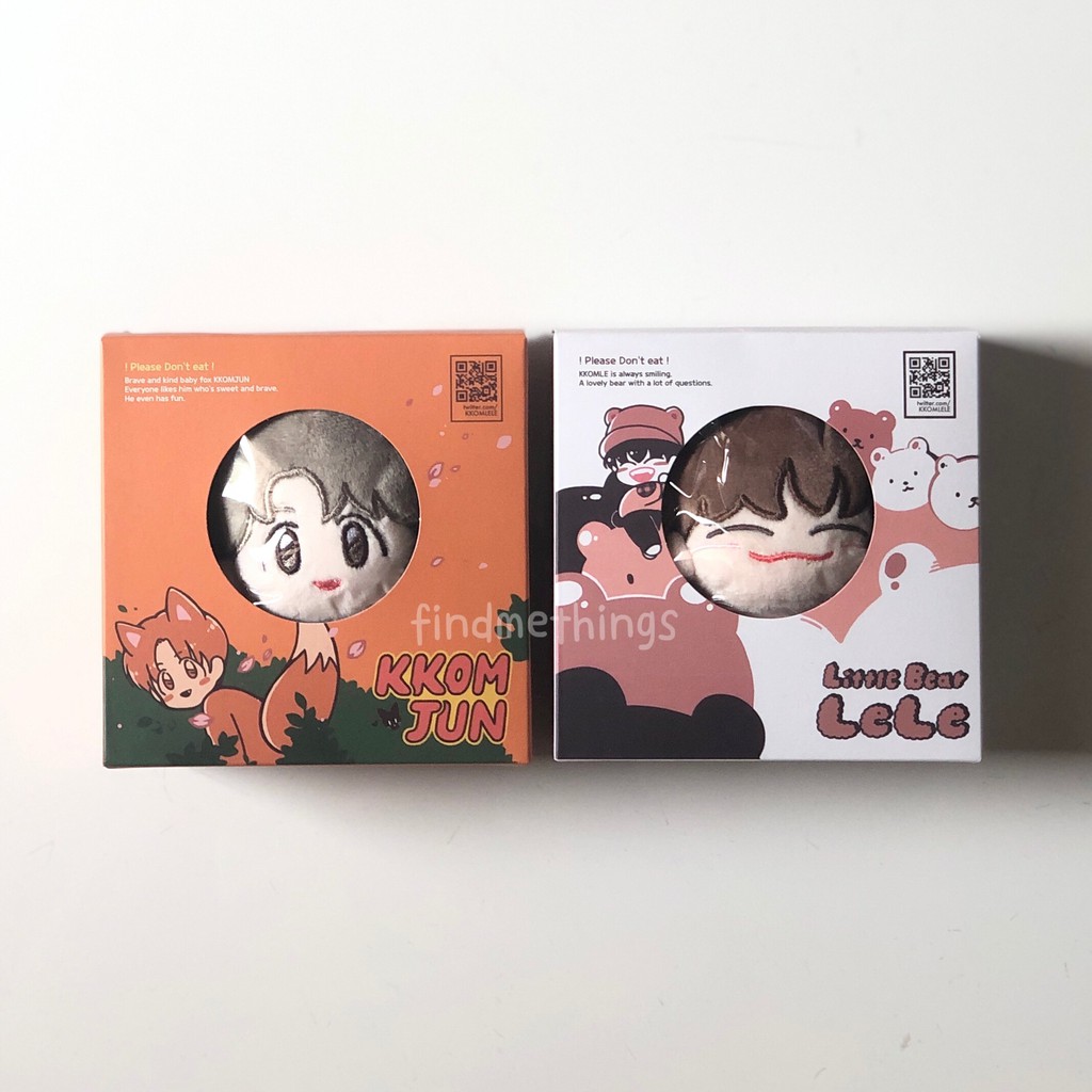[ready stock] nct dream chenle kkomle & renjun kkomjun 10 cm doll by kkomlele