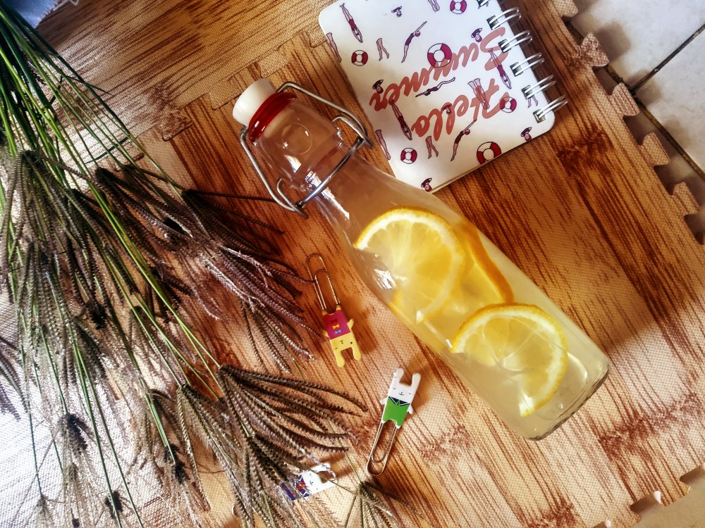 Kotak Penyimpanan Toples Kaca / Ocean Pop Jar Wooden Lid 750 Ml