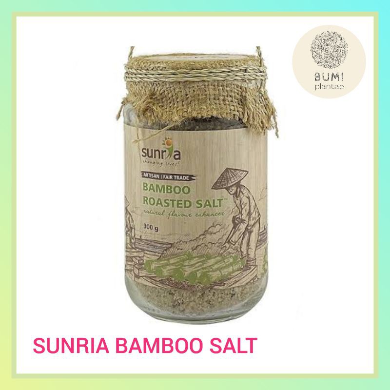 

Garam Premium Sunria Bamboo Roasted Salt 300 gram
