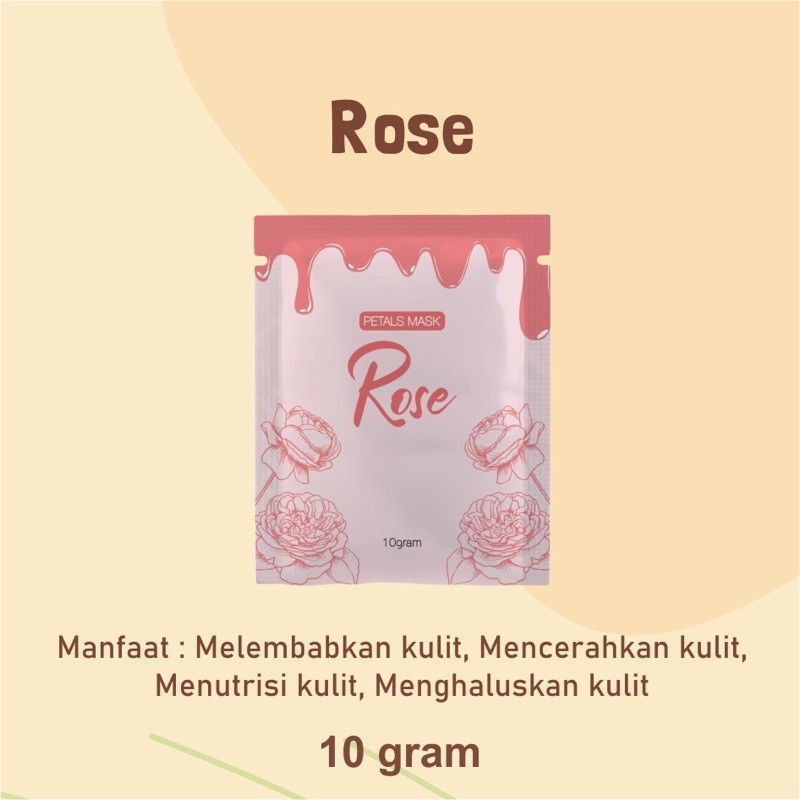 Masker Wajah Organik Face Mask Petal 10 Gr